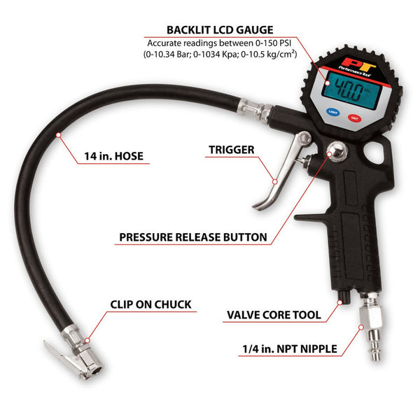 Performance Tool Air Compressor Tire Inflation Gun (MPN: M525)