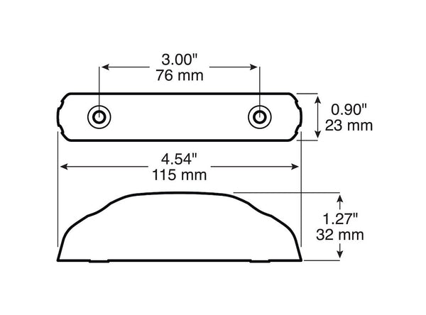 Peterson LED Clearance Light (MPN: M60R-MV)