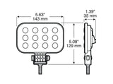 Peterson Work Light Rectangular LED (MPN: M906-MV-AMP)