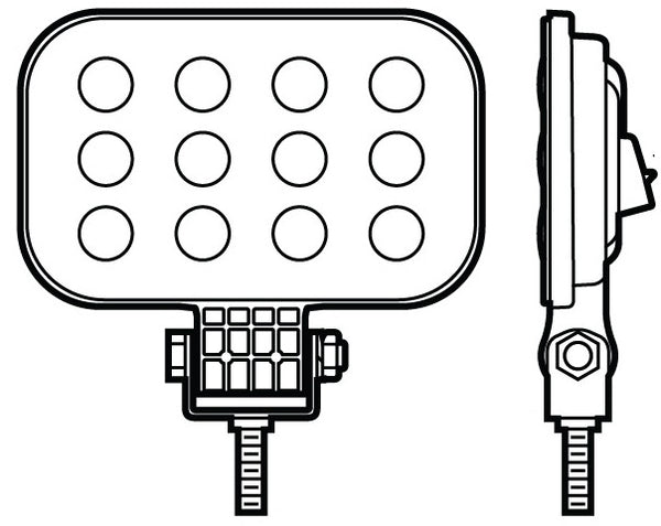 Peterson Work Light Rectangular LED (MPN: M906-MV)