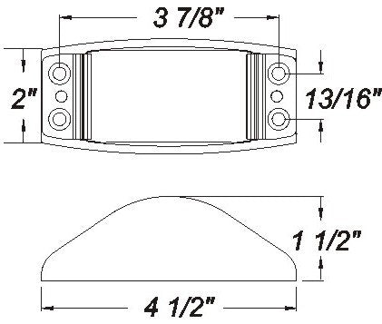 Optronics MC82 Series Marker Clearance Light (MPN: MC82AB)