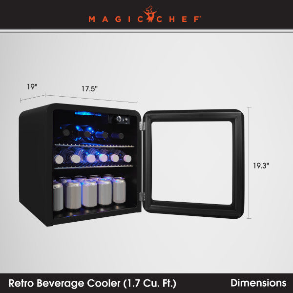 Magic Chef Retro Beverage Cooler (MPN: MCB17CHB)