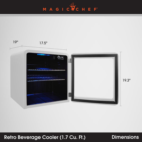 Magic Chef Retro Beverage Cooler (MPN: MCB17CHW)