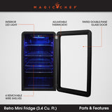 Magic Chef Retro Beverage Cooler (MPN: MCB34CHB)