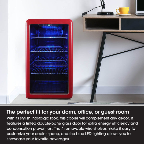 Magic Chef Retro Beverage Cooler (MPN: MCB34CHR)