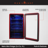 Magic Chef Retro Beverage Cooler (MPN: MCB34CHR)