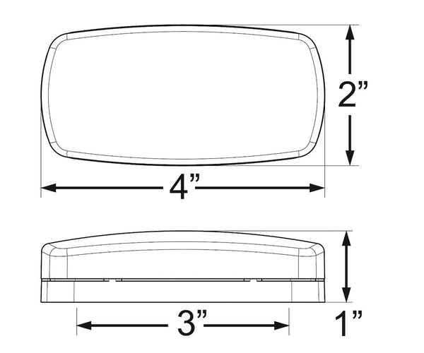 Optronics LED Clearance Light (MPN: MCL0032ABS)