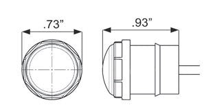 Optronics MC10 Series LED Clearance Light (MPN: MCL10AKBP)