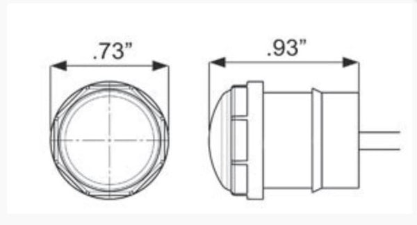Optronics Clearance Light MC10 Series (MPN: MCL10RKB)