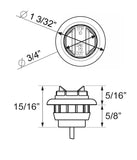 Optronics LED Clearance Light (MPN: MCL12AK)