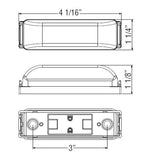 Optronics Clearance Light MCL63 Series (MPN: MCL63ABP)