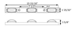 Optronics LED Light Bar MCL93 Series (MPN: MCL93RBP)