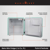 Magic Chef Single Compartment Mini Refrigerator (MPN: MCR16CHM)