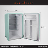 Magic Chef Single Compartment Mini Refrigerator (MPN: MCR32CHM)