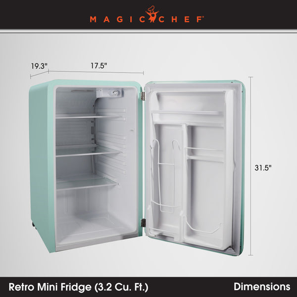 Magic Chef Single Compartment Mini Refrigerator (MPN: MCR32CHM)