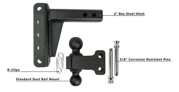 Bulletproof Hitches Trailer Hitch Ball Mount (MPN: MD204)