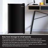 Magic Chef Single Compartment Mini Refrigerator (MPN: MCBR350B2)