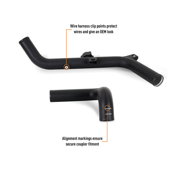 Mishimoto Hot-Side Intercooler Pipe (MPN: MMICP-BR27-21UHBK)