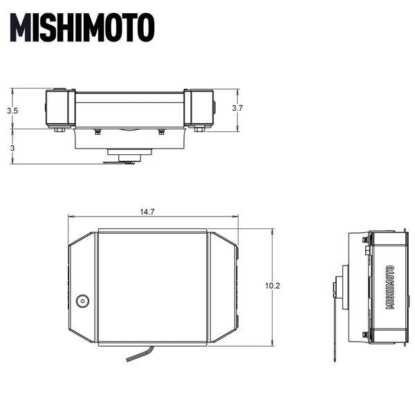 Mishimoto Universal Drag Race Performance Radiator (MPN: MMRAD-UNI-DRGN)