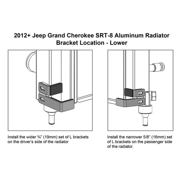 Mishimoto Aluminum Radiator for Jeep Grand Cherokee SRT8 (MPN: MMRAD-WK2-12)
