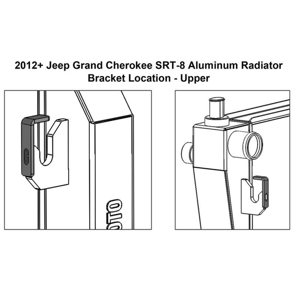 Mishimoto Aluminum Radiator for Jeep Grand Cherokee SRT8 (MPN: MMRAD-WK2-12)