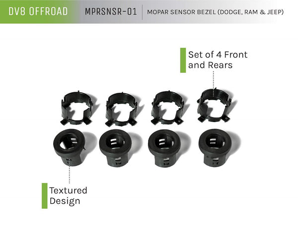 DV8 Offroad Parking Aid Sensor Trim (MPN: MPRSNSR-01)