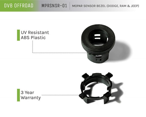 DV8 Offroad Parking Aid Sensor Trim (MPN: MPRSNSR-01)