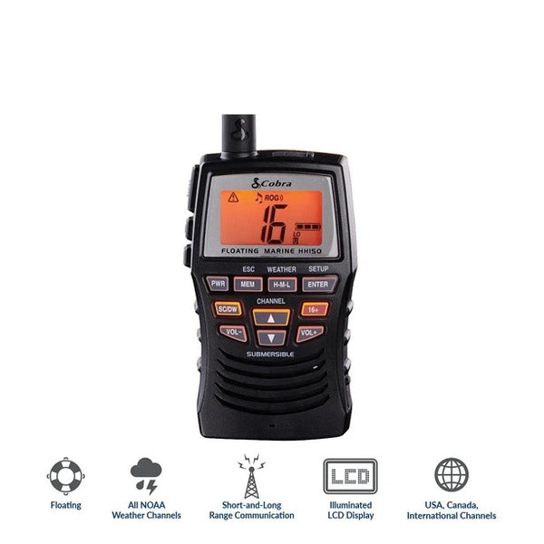 Cobra Electronics VHF Radio (MPN: MRHH150FLT)