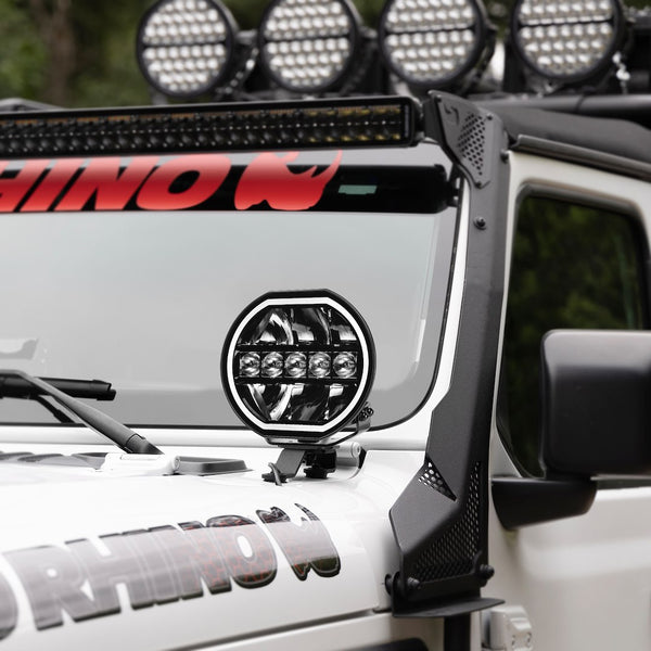 Go Rhino Blackout Series LED Driving Light (MPN: 751080711CRS)