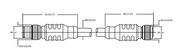 Maretron Marine Network Cable (MPN: DM-DB1-DF-10.0)