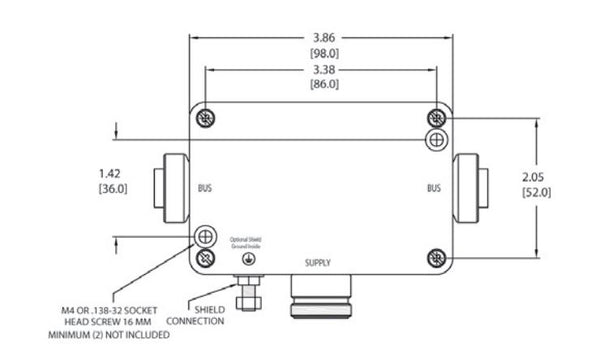 Maretron Mini Powertap Plug-N-Play Connector (MPN: NF-NM4P-NF)