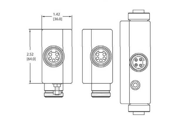 Maretron Mini Powertap Plug-N-Play Connector (MPN: NF-NM4P-NF)
