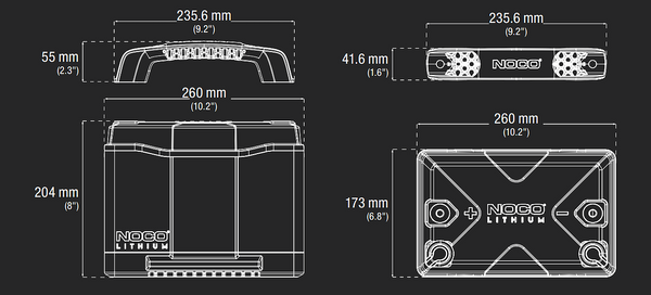 Noco Lithium Dual Purpose Battery (MPN: NLX24)
