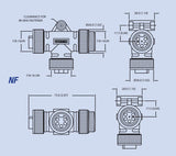 Maretron Marine Network Cable Connector (MPN: NM-NF-NF)