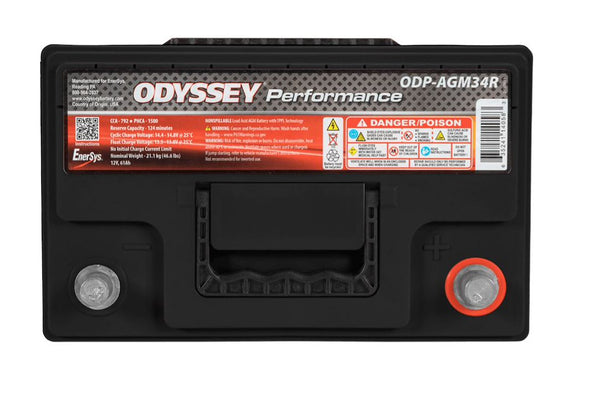 Odyssey Performance Series Battery (MPN: ODP-AGM34R)