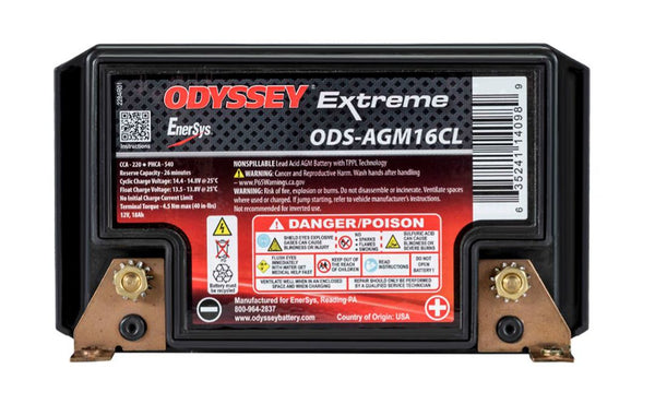 Odyssey Battery Extreme Series (MPN: ODS-AGM16CL)