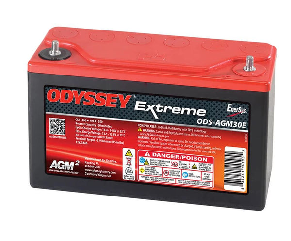 Odyssey Battery Extreme Series AGM Battery (MPN: ODS-AGM30E)