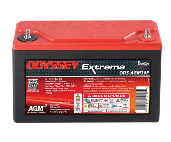 Odyssey Battery Extreme Series AGM Battery (MPN: ODS-AGM30E)