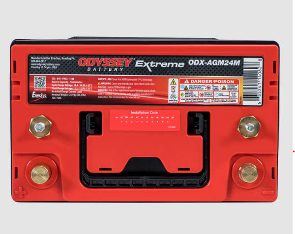 Odyssey Battery Extreme Series Group 24 (MPN: ODX-AGM24M)