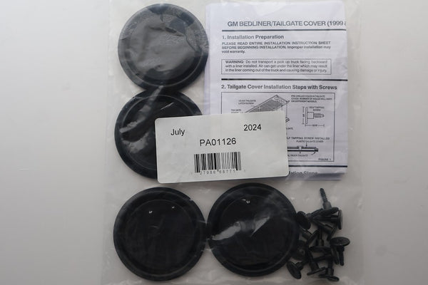 DuraLiner Bed Liner Hardware Kit (MPN: PA01126)