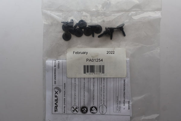 DuraLiner Bed Liner Hardware Kit (MPN: PA01254)