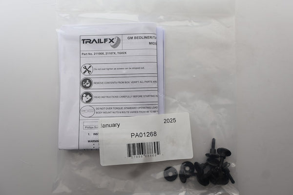 DuraLiner Tailgate Liner Hardware (MPN: PA01268)