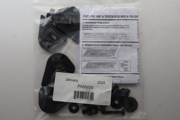 DuraLiner Bed Liner Hardware Kit (MPN: PA05030)