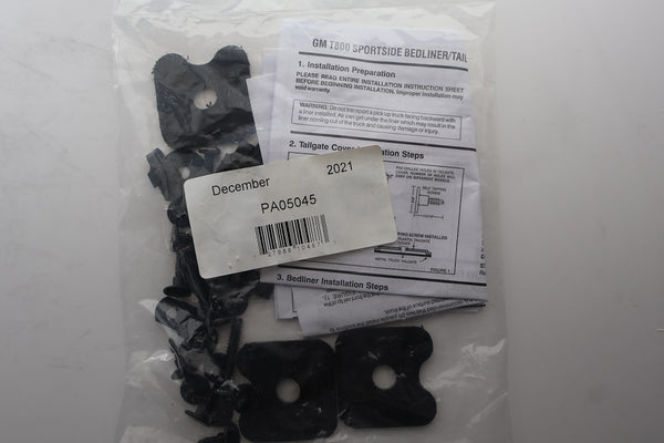 DuraLiner Bed Liner Hardware Kit (MPN: PA05045)