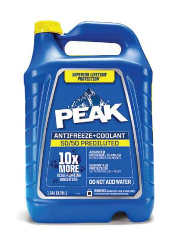 Peak Antifreeze and Coolant 50/50 Pre-Diluted (MPN: PKPB53)