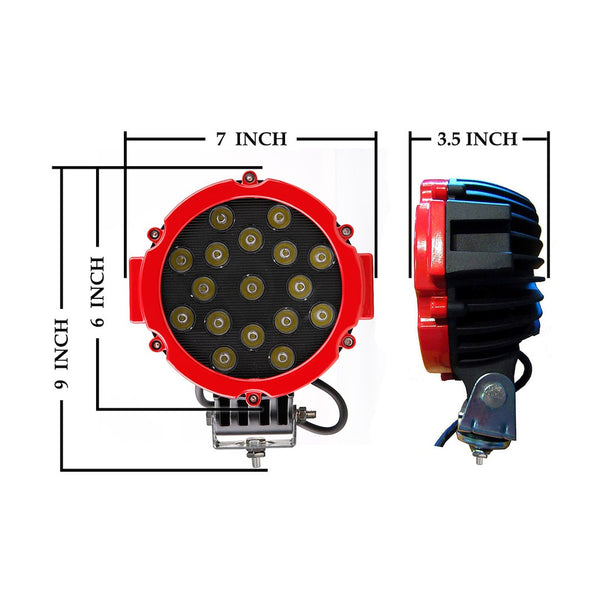 Black Horse Off Road LED Driving Fog Light (MPN: PL2265RKT)