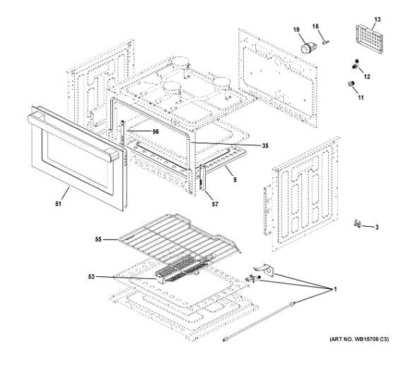 GE Profile RV Range (MPN: PLD617RTSS)