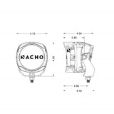 ARB Quatro SAE Amber Combo Driving Light (MPN: PM461)