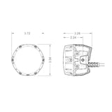 ARB NACHO Quatro SAE Amber Combo Light (MPN: PM471)