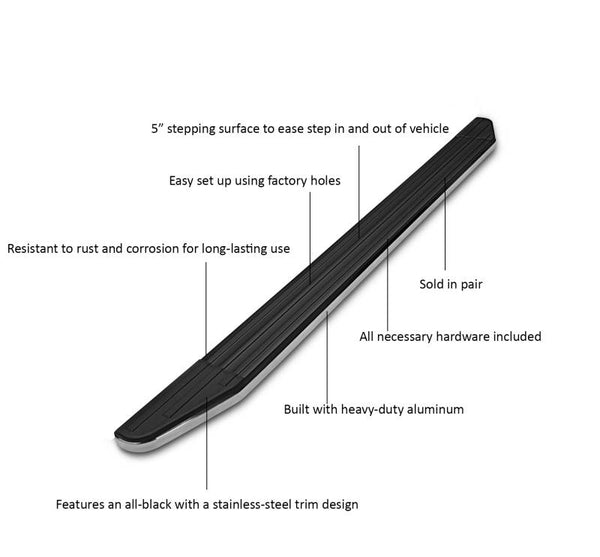 Black Horse Off Road Running Board (MPN: PR-R176)